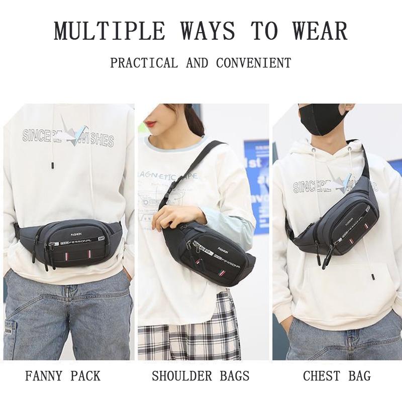 Мужская и женская поясная сумка. Многофункциональный водонепроницаемый кошелек большой емкости. Спортивная сумка для мобильного телефона. Износостойкий рабочий кошелек для монет.