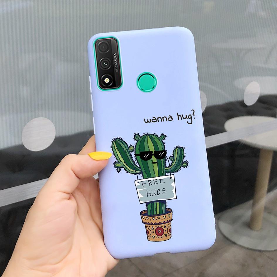 For Funda Huawei P Smart 2020 Case Coque Popular Lavender Flower Phone Case For Huawei P Smart 2020 6.21" Soft Shockproof Bumper