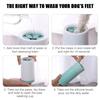 Automatic Pet Foot Wash Cup Soft Silicone Foot Wash Cup Cat Foot Cleaning Bucket Dog Paw Cleaning Cup Manual Quick Feet Wash