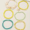Bohemian Beads Starfish Pendant Bracelet Summer Beach Sea Shell Multilayer Jewelry Accessories