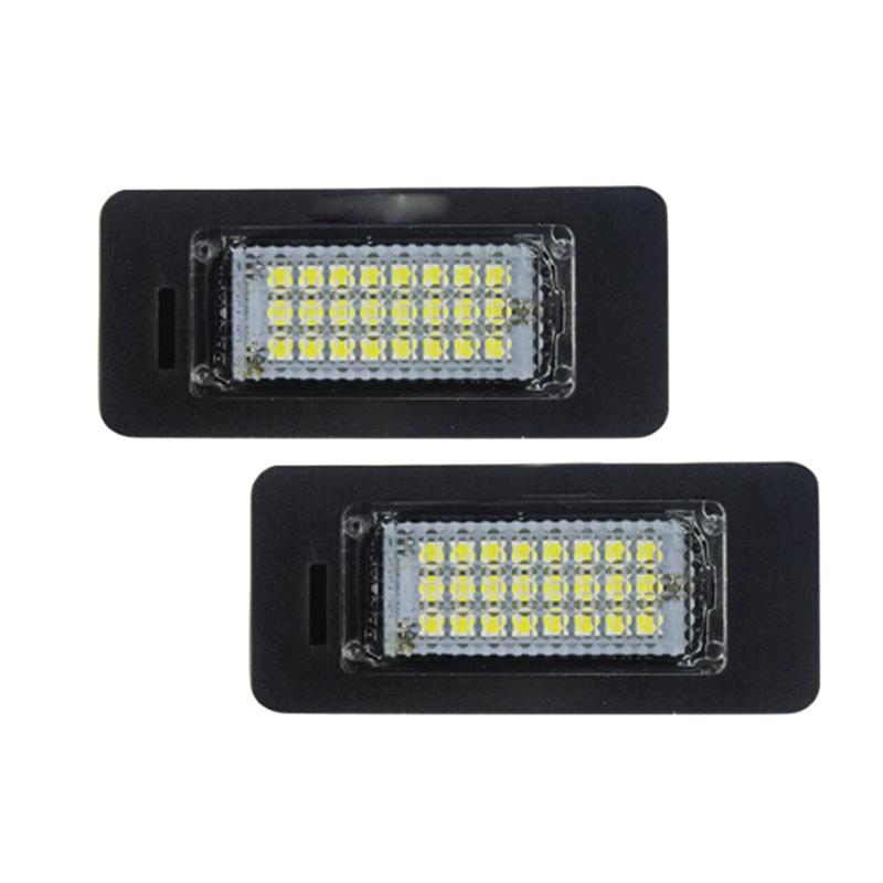 Car LED Rear License Plate Light Bulb 63267165646 63267193293 For BMW 1 3 5 Series E82 E90 E91 E60 X5 E70 X6 E71