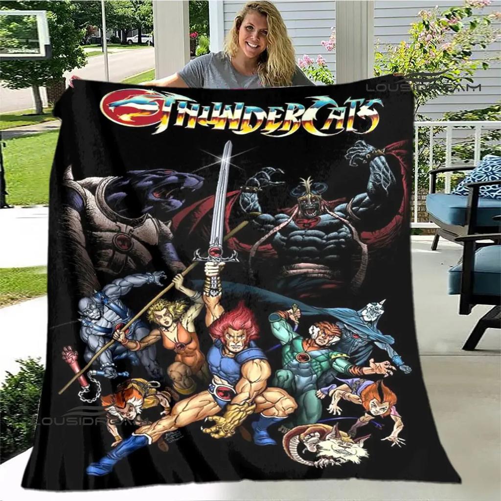 Плед Thundercats с принтом тонкий плед Мягкий и удобный плед Домашний дорожный плед постельные принадлежности подарок на день рождения