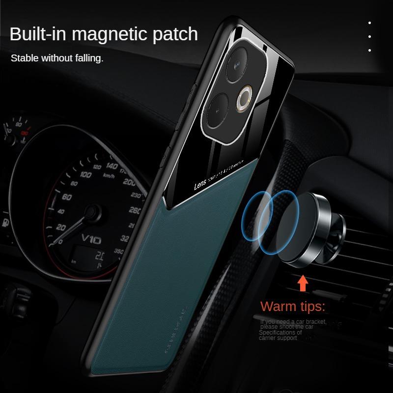 Магнитный держатель-присоска Чехол Для OPPO A6 A5 Pro 5G Защитная крышка Ударопрочная рама Coque Fundas