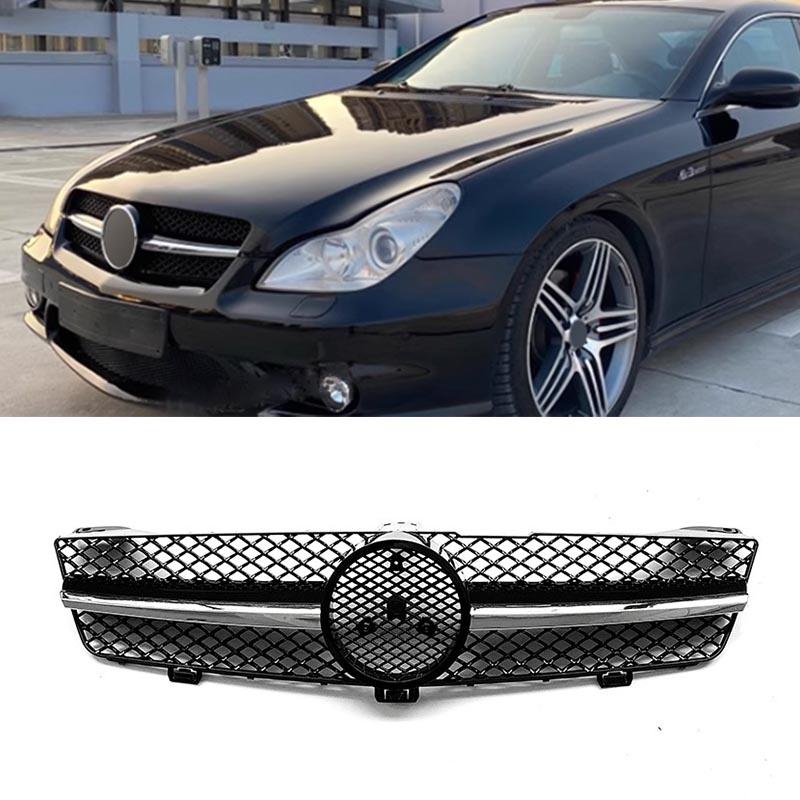 Решетка переднего бампера для Mercedes-Benz CLS-Class W219 CLS350 CLS500 CLS550 SLS600 2008-2010 Стиль «Алмазы» Гоночные решетки