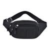 Мужская поясная сумка для телефона, устойчивая к брызгам, эластичный регулируемый поясной ремень, несколько отделений, застежка-молния, сумка на пояс для бега, езды на велосипеде