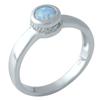 Silver Ring with Opal 0.188ct (1960356) 2.13 Gr. 925 Samples