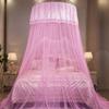 Fine Mesh Hanging Princess Mosquito Net Lace Bed Canopy Romantic Dome Mosquito Net  Girls Room