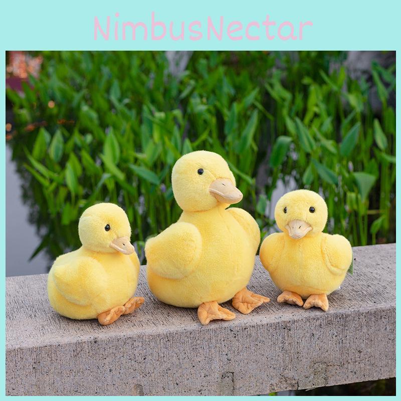 Cute Yellow Duck Plush Toy Adorable Stuffed Animal For Kids Birthday And Holiday Gift