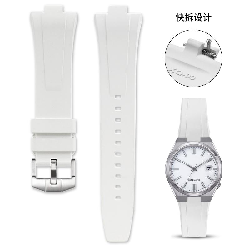 Для часов Citizen NJ0150 NJ0151 NJ0158 Фторкаучуковый Ремешок FKM Высококачественный Ремешок Мужской Браслет Быстросъемная Шпилька Наручный Ремешок