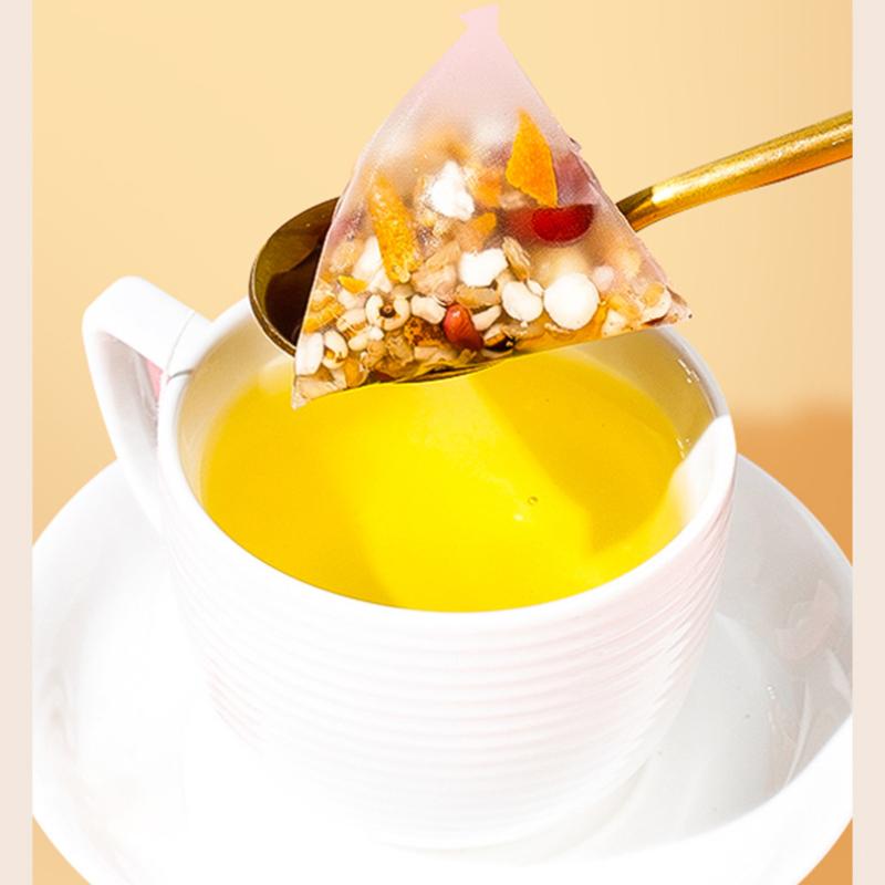 Чай из персика «Пять пальцев» Poria cocos, чай из красной фасоли и ячменя, пакетированный чай для здоровья