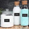 64 PCS Laundry Labels for Jars,Minimalist Laundry Room and Bathroom Label Stickers,Removable Waterproof Labels for Laundry Containers,Home Storage