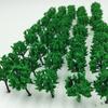 DauStage N Gauge Forest Diorama Materials for Railway and Architectural Models, Green, 100 Pieces (01, Green, 3.0cm, 100 Pieces)
