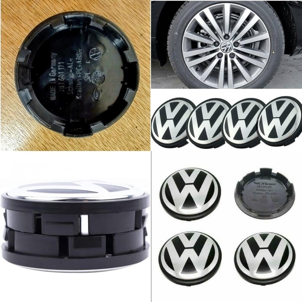 Volkswagen Hub Cover 2.6in High Gloss Finish Strong Abs Plastic Perfect Replacement For Lost Badges