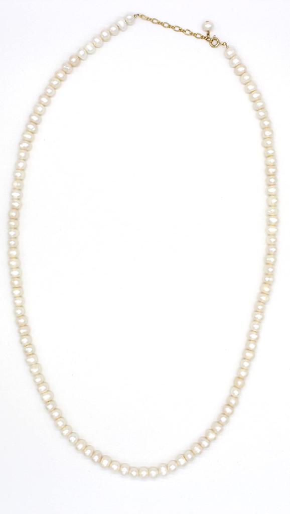 Аксессуары из жемчуга Ювелирные изделия Lucky Bag 2023 Ожерелье из ракушечного жемчуга Пресноводный жемчуг Набор из 3 предметов Сделано в Японии Бонус Включены Серьги Серебро B [miwaki]