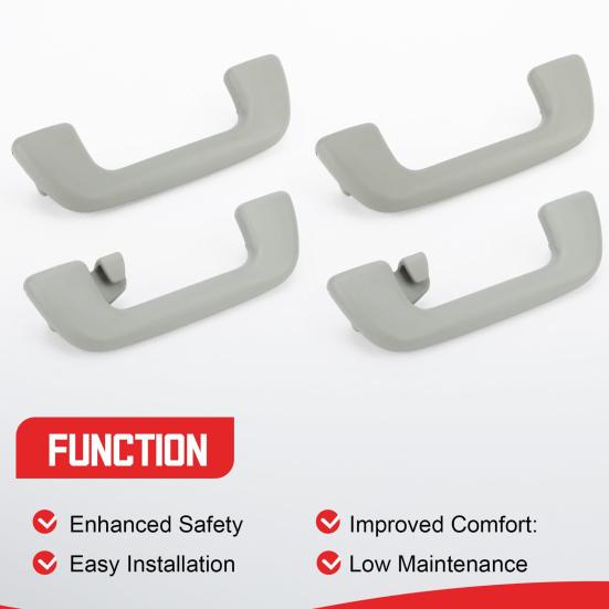 Interior Roof Handle for Toyota Corolla 2015-2019, Overhead Grab Bar with Hook, Front Rear Car Ceiling Assist Grip