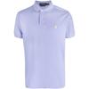 Polo SS23 Однотонная рубашка поло с коротким рукавом и вышитым логотипом, мужские топы, фиолетовый цвет 710680784-320