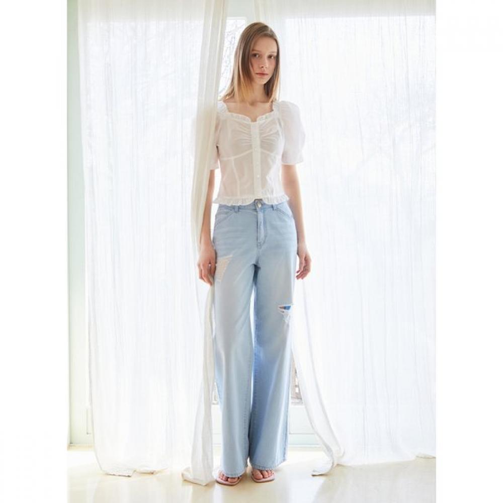 Egoist Lovely Shirring Volume Blouse Es2obl06