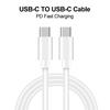 Кабель USB Type C на USB C для XIAOMI POCO M3 X3 NFC Type-C PD 100 Вт 60 Вт Быстрая зарядка 4.0 USB-C Кабель для MacBook iPad USB-C