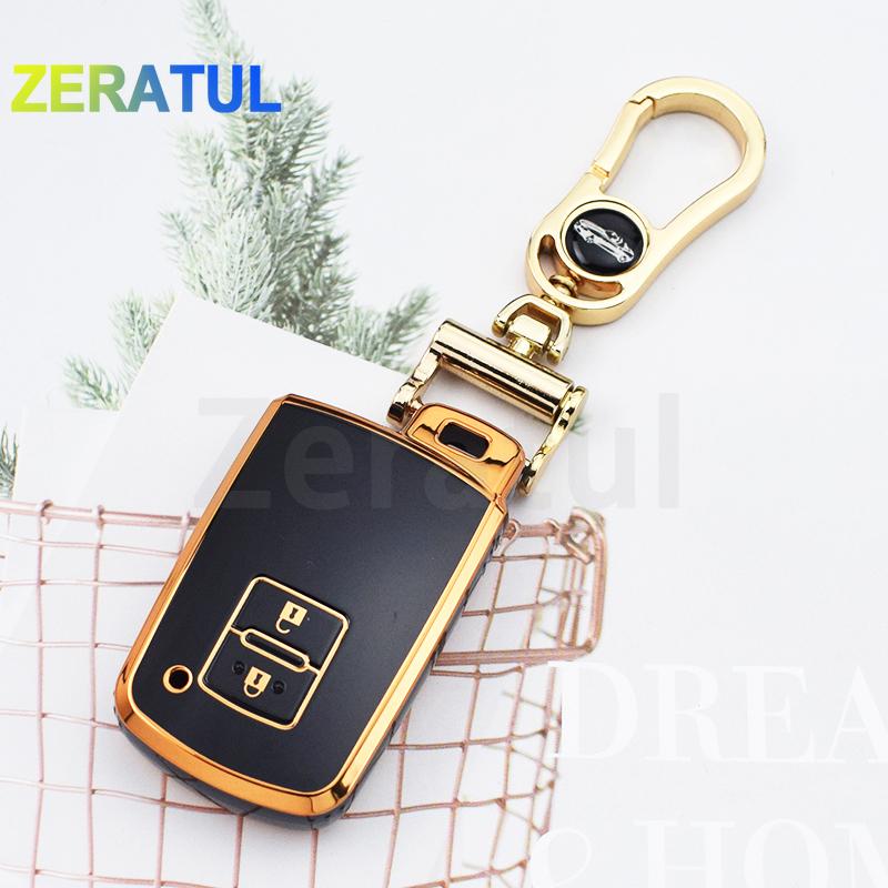 Чехол-футляр из ТПУ для автомобильного ключа Toyota Camry Land Cruiser Highlander Prado Prius Chr Aygo Corolla Yaris Rav4 Auris Avalon Аксессуары