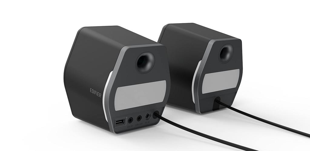 Игровая колонка EDIFIER Hecate G2000 16 Вт выход Bluetooth Полнодиапазонная колонка с RGB-подсветкой Черная Японский дистрибьютор 4.2 USB/3.5 мм [Авторизованный]