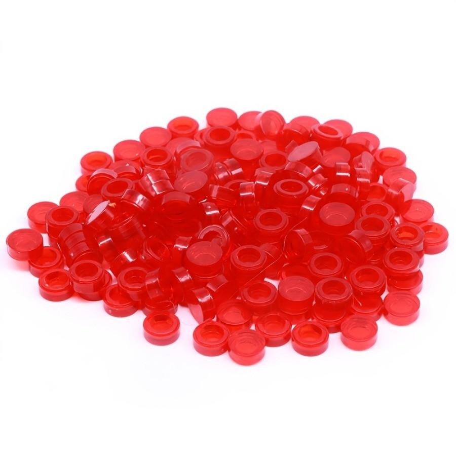 200 шт прозрачная цветная плоская плитка 1x1 точки круглые кирпичи 35381 98138 MOC DIY строительные блоки детали для мозаичного портрета художественный дизайн детские игрушки