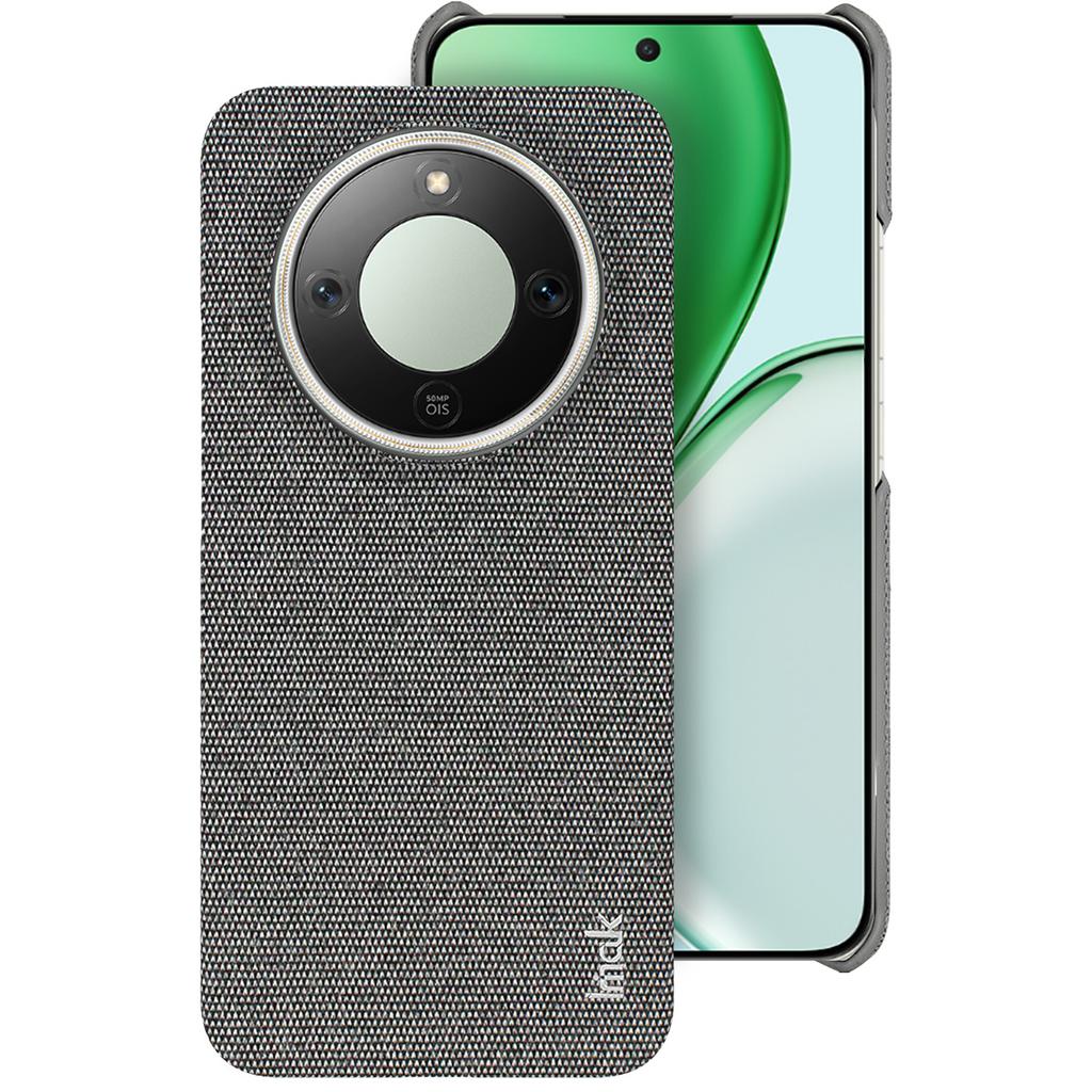 IMAK Ruiyi Series Leather + PC Case for Honor Magic8 Lite 5G/X9d 5G/X70 5G Fabric Texture Phone Back Cover