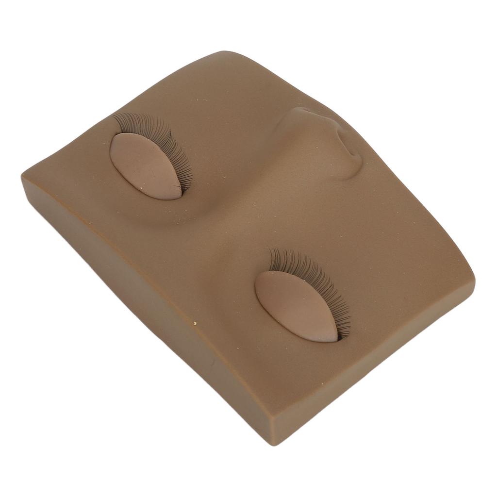 Ресницы манекен голова практика реалистичная половина лица макияж голова обучение с 3 парами съемных