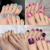 Квадратные ногти на ногах Aurora False Toenails Hot Fake Nails Girls