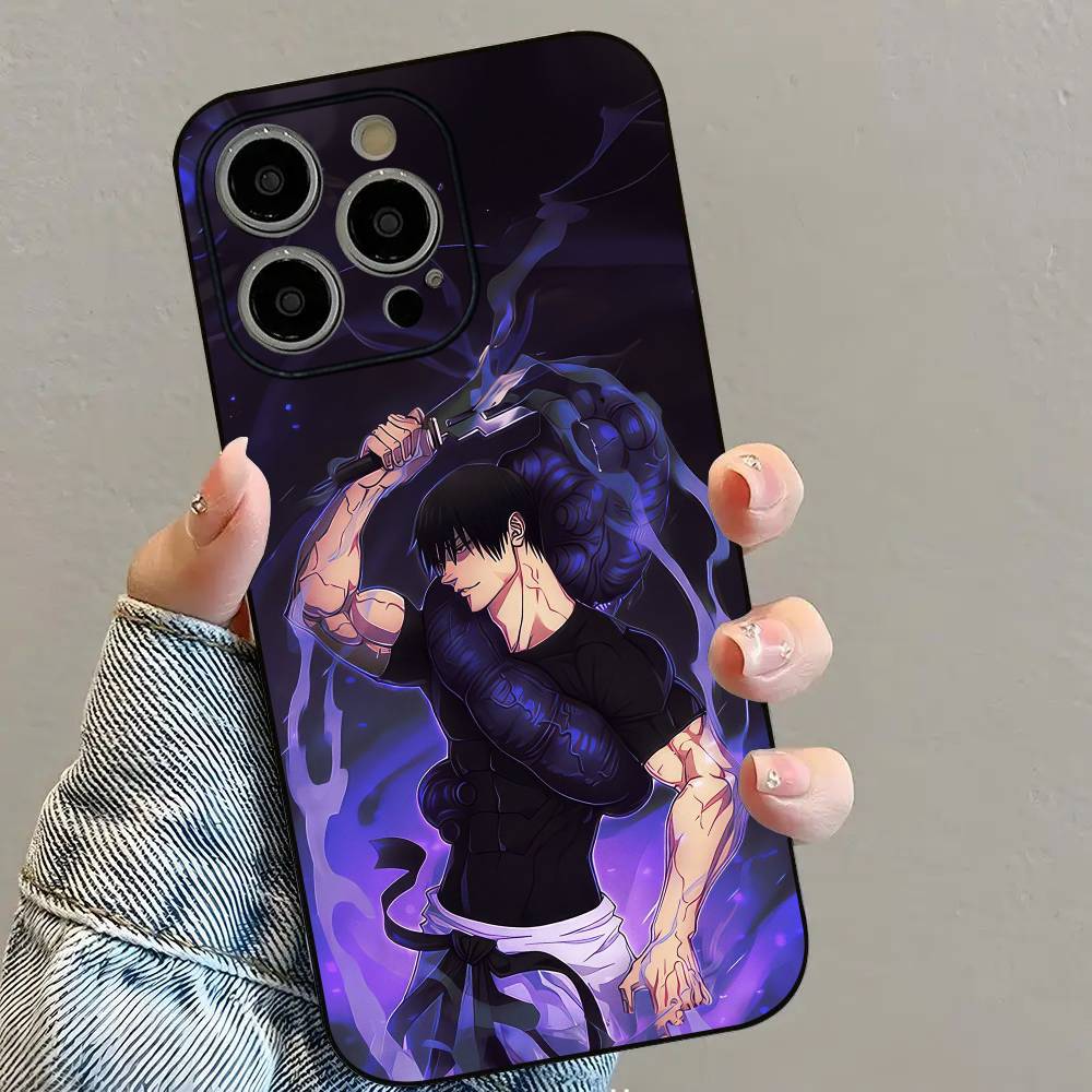 Чехол для телефона с аниме J-Jujutsu K-Kaisen для iPhone 16 15 14 13 12 11 PRO MAX PLUS Mini, мягкий ТПУ, приятный для кожи