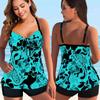 2024 Women Beachwear Swim Tankini Monokini Swimwear Bathing Suit Two Pieces Swimsuits Plus Size Printed Tankinis