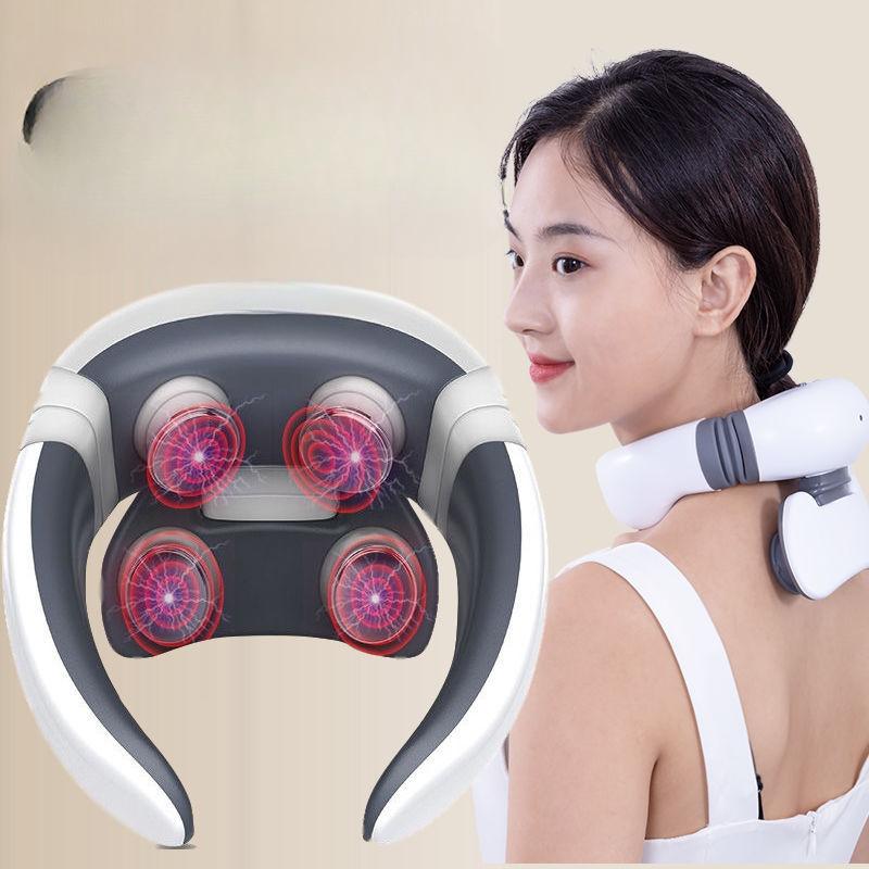 Cervical Massager Cervical Massager Shoulder and Neck Massage Instrument Pulse Cervical Apparatus Neck Protector