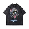 Heavy Terry Hooded Sweater Autumn And Winter Street Trendy Brand Hip Hop Retro Printing Fried Color Hoodie Men