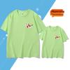 Новогодний красный конь Семейный matching-наряд: Футболка для родителя и ребенка - для мамы и сына/дочери - Идеально подходит для семейных фотосессий и вечеринок