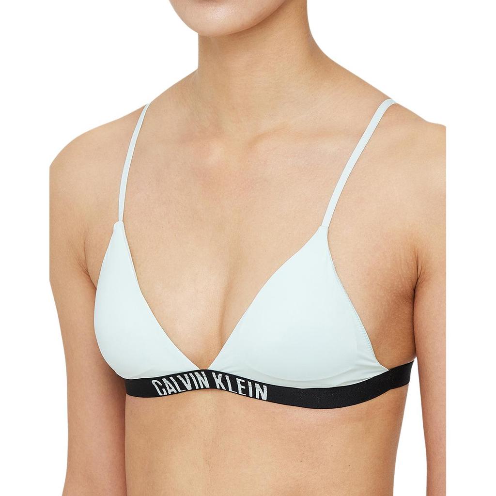Calvin Klein Storm Gravity Belt Жаккардовый Беспроводной Треугольный Бюстгальтер с Охлаждающим Эффектом Женское нижнее белье Мята QF7816AD-LKW