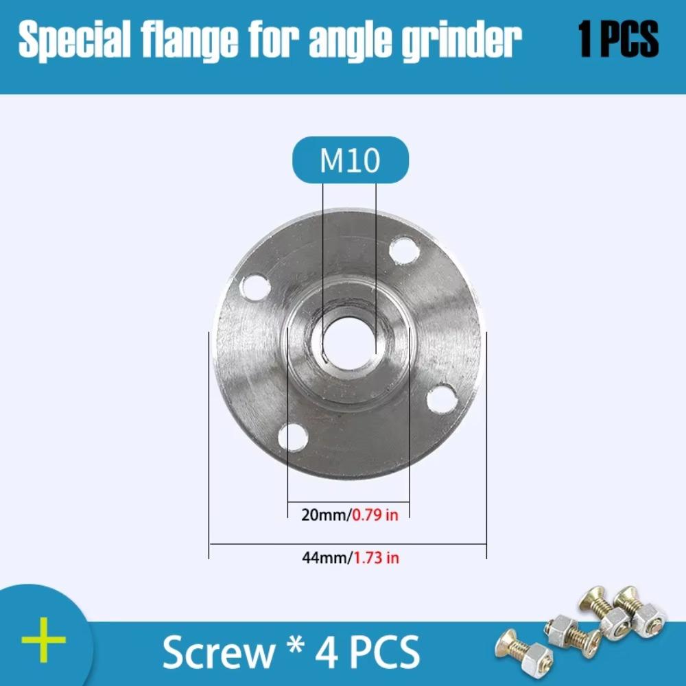 M10/M14/M16 Grinder Disc Backing Plate Round Plate Cutting Disc Flange Angle Grinder Accessories