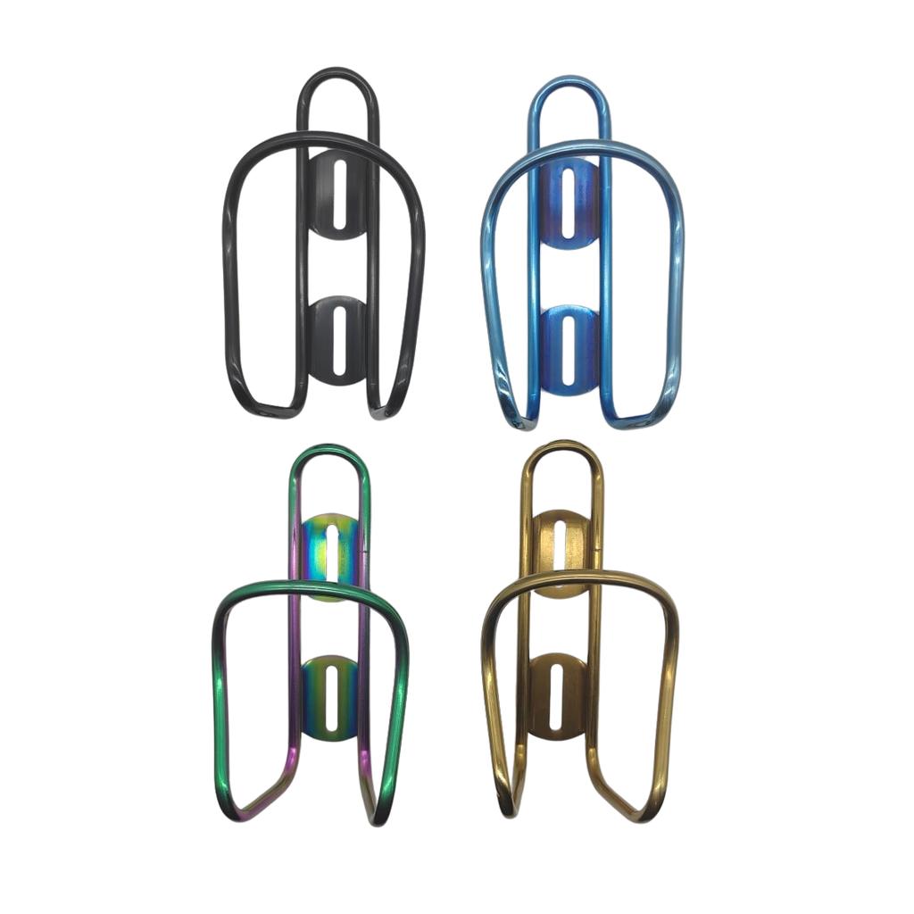 Вакуумное покрытие Черный Синий Золотой Титан Сверхлегкий Держатель для бутылки с водой с бесплатными титановыми болтами M5 для велосипедной езды