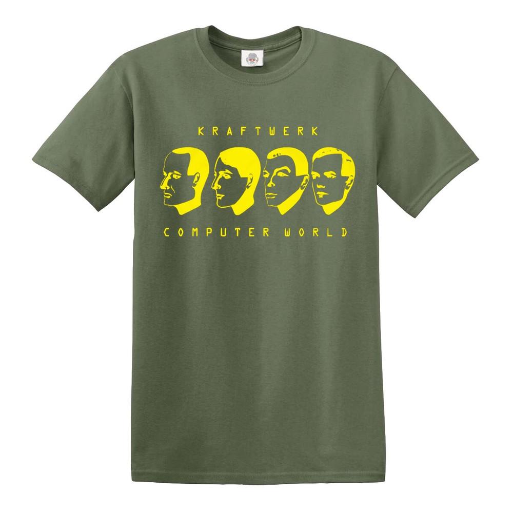 Computer world tshirt kraftwerk funny gift present novelty top tee