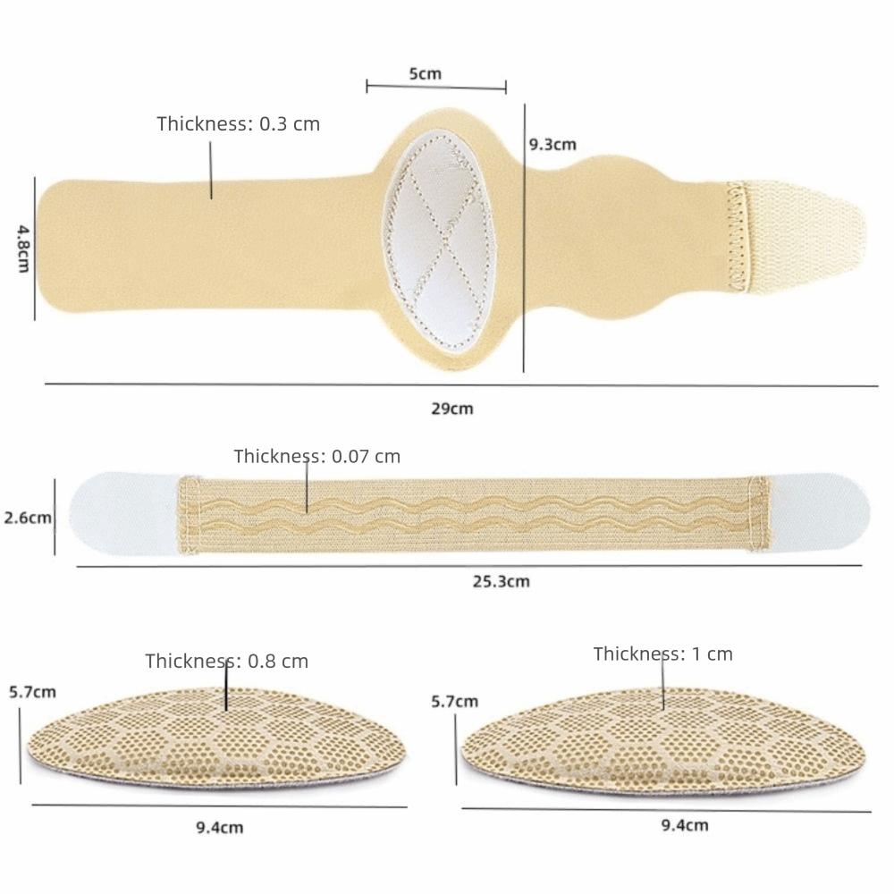 1 Pair Gel Comfort Flat Feet Insoles Adjustable Arch Support Insoles Plantar Uncomfortable