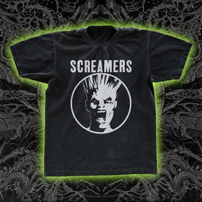 Футболка унисекс Screamers rock band Classic Tee, футболка панк-рок группы, 100% хлопок QT827