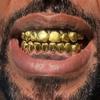 Блестящие накладки на зубы Grillz Антискользящие Зубные украшения Набор Grillz на верхнюю и нижнюю челюсти Хэллоуин