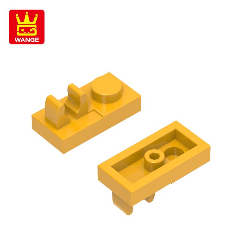 Нетоксичный 280 шт./Лот 92280 1x2 С зажимом сверху Блок Аксессуары Цвета Moc Совместимы с Коллекциями Поддержка оптом Игрушка