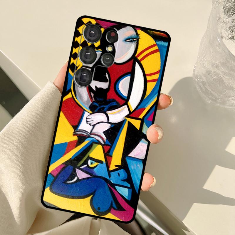 Picasso Abstract Art Painting Case For Samsung Galaxy S23 Ultra S21 S22 S24 S25 Ultra S9 S10 Plus S25 FE S20 FE Back Cover