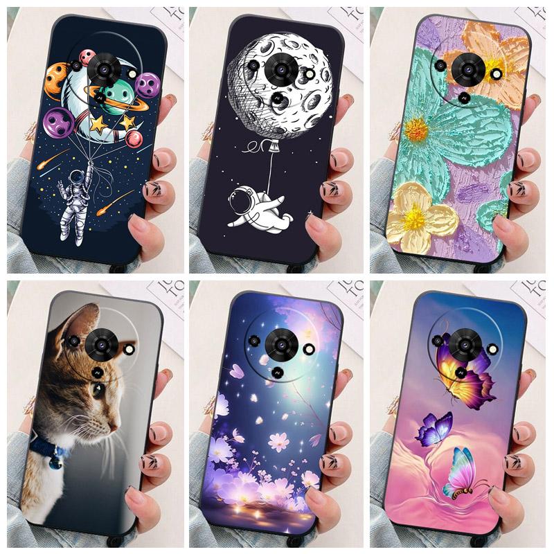 For ZTE Blade A76 5G Z2469N Phone Case astronaut Silicone Camera Protection Back Cover For ZTE Blade A76 A 76 BladeA76 5G Coque