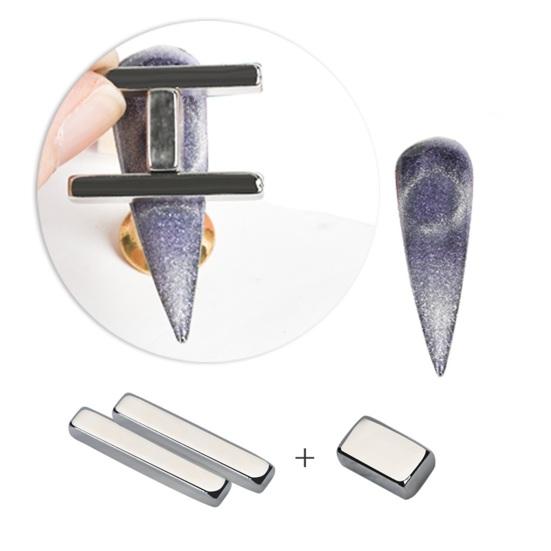 4 шт. магнит для ногтей кошачий глаз, двухголовый магнитный стержень для ногтей, многофункциональный длинный магнит для маникюра своими руками, сильный магнит для ногтей, набор инструментов