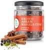 IOrganic Чай Масала Чай листовой (40 чашек/80 г) Смесь органического черного чая | Корица, Кардамон, Шафран, Мускатный орех и Имбирь | Древняя Индия