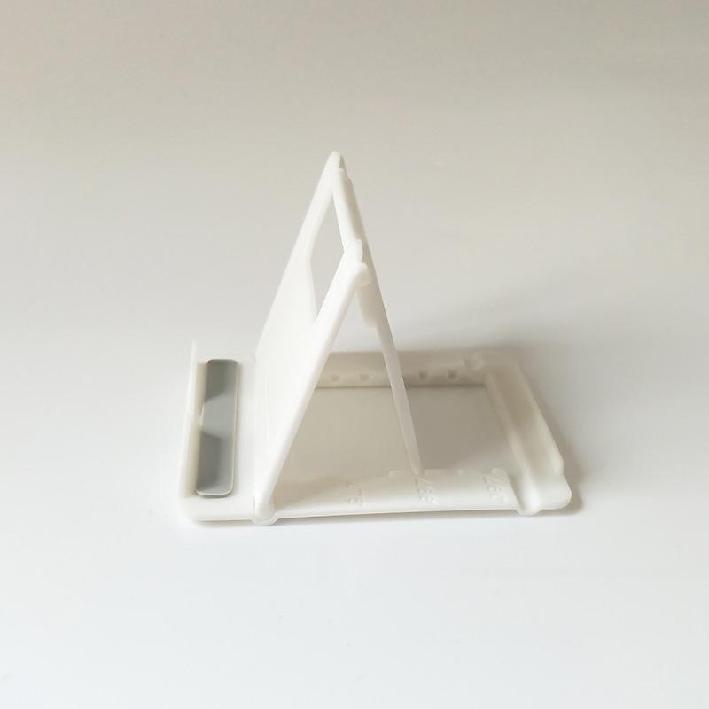 Folding Mobile Phone Holder Mini Adjustable Creative Portable Universal Folding Plastic Phone Holder Tablet Computer Stand For