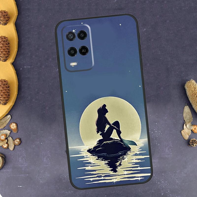 Mermaid Phone Case For Oppo A40 A60 A80 A78 A98 A18 A38 A58 A74 A94 A54 A16 A76 A96 A15 A17 A77 A57S