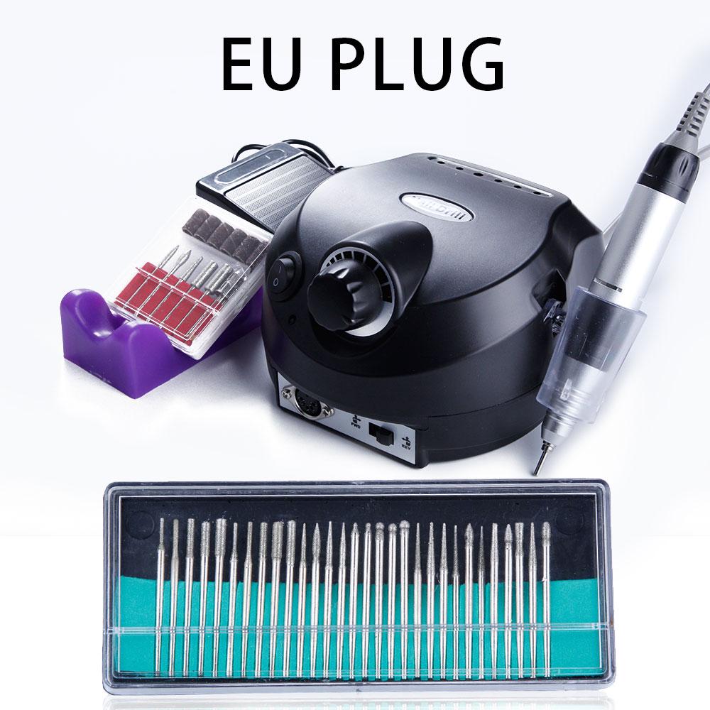 1 шт. Профессиональный электрический полировщик ногтей шлифовальный станок для остекления пилка маникюрный набор сверл для ногтей