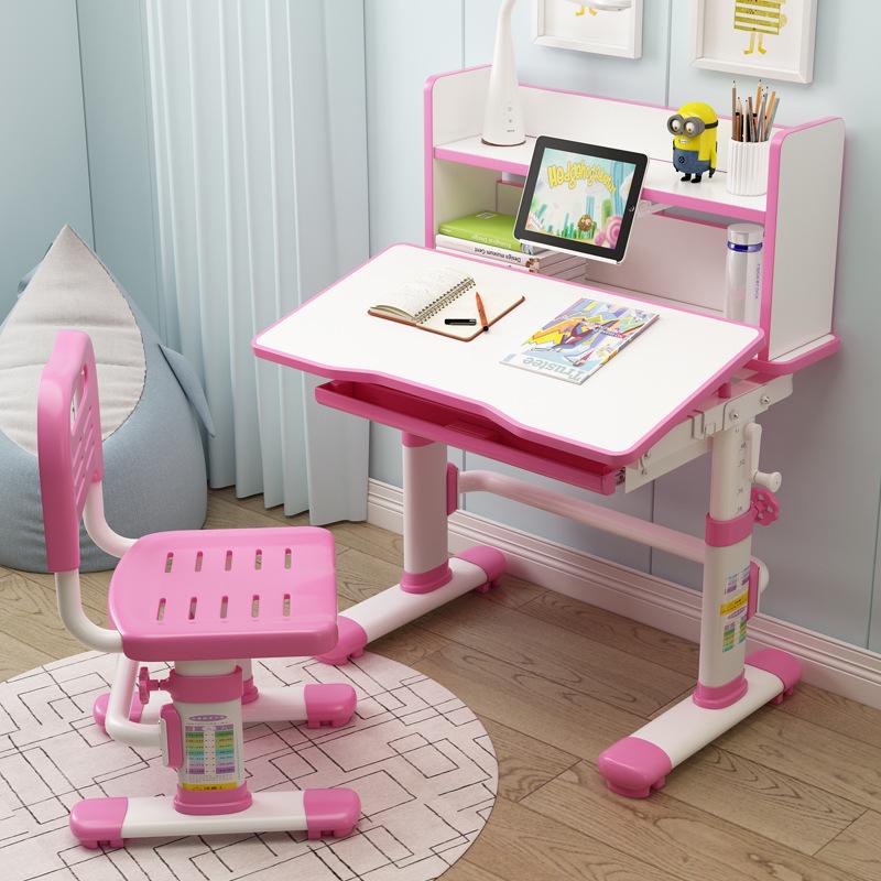 Tongben Shi 80 см Детский регулируемый комплект стол и стул для учебы с защитой осанки и зрения
