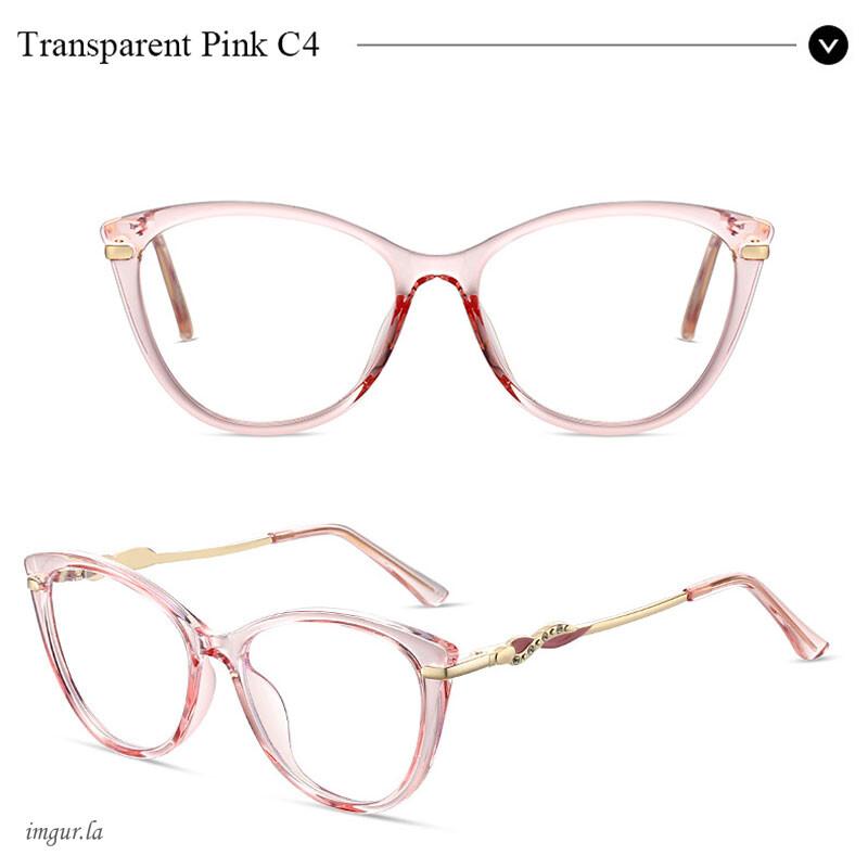 Women's Blue Light Blocking Glasses +2.25 TR90+Metal Frame